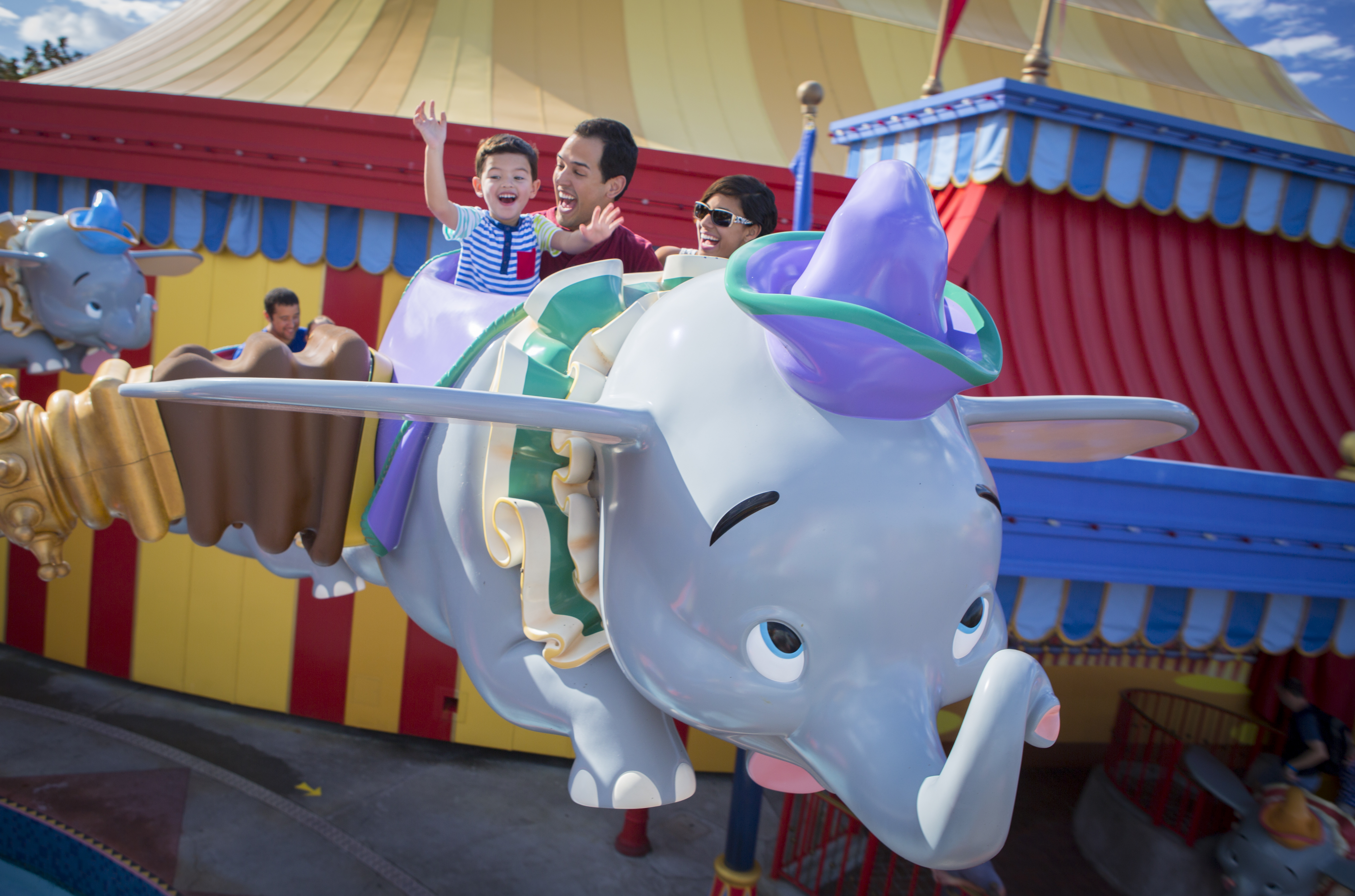 Dumbo the Flying Elephant at Walt Disney World Magic Kingdom