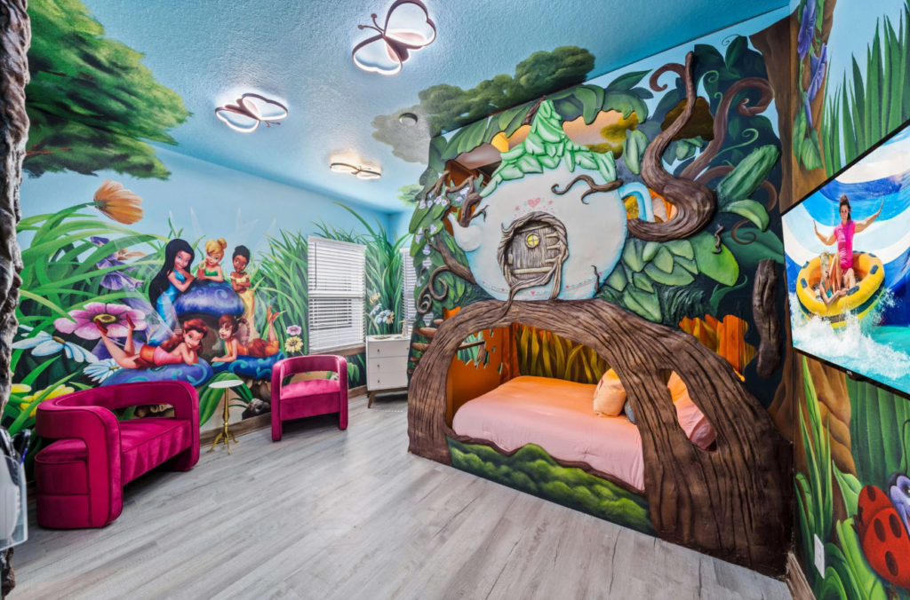 View of a themed room in one of our Orlando vacation homes